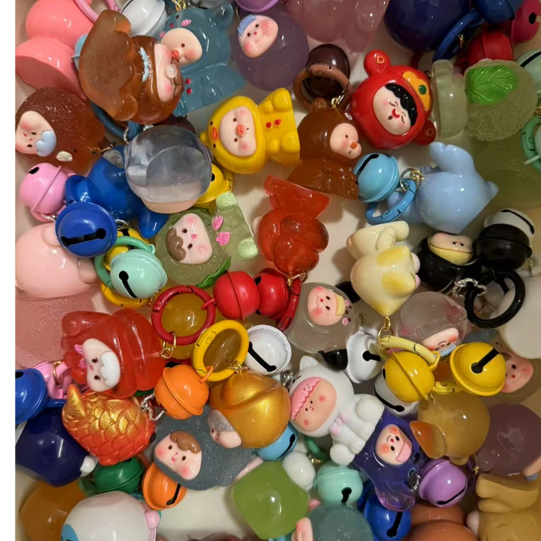 【拆】实色透色混拆钥匙扣DIY摆件