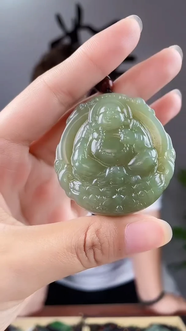 和田玉未镶嵌颈饰拍一发一，多样性发货