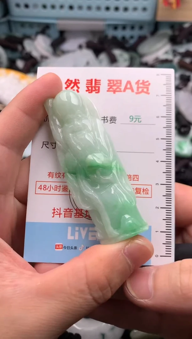 翡翠未镶嵌吊坠(不含链)1