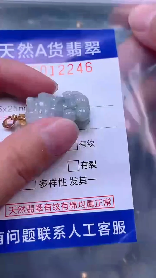 吊坠(赠链)未镶嵌翡翠1