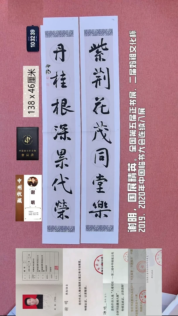 书法281    谢老师书法作品