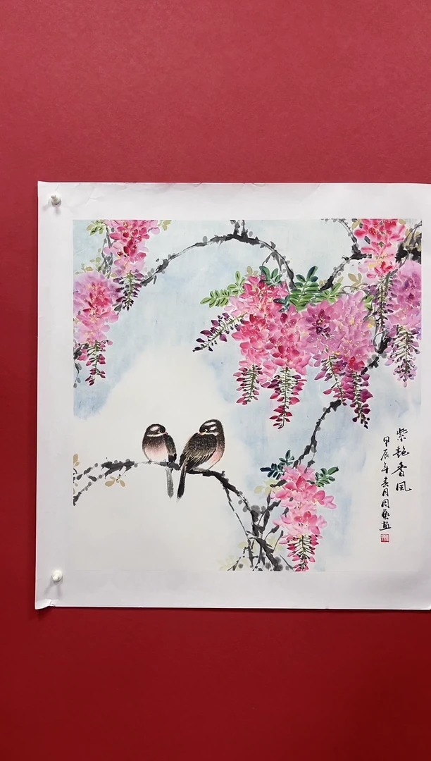 国画国画作品 宣纸纯手绘
