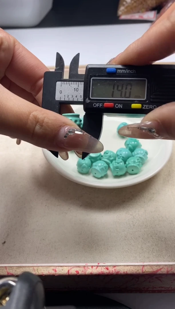 【闪购商品】玛瑙/玉髓颈饰未镶嵌x1117高瓷绿松糖罐子11*14m*1