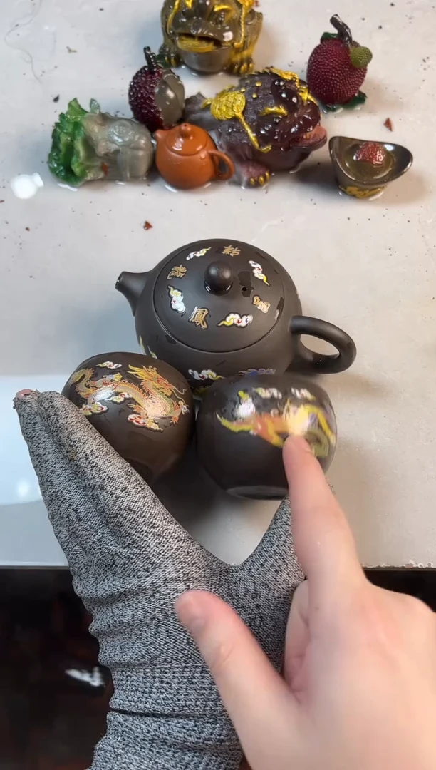 变色小西施+2变色杯+壶绳