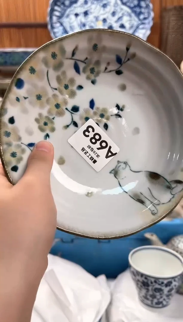 瓷片拜****蛋683A 杯子 盘子 碗