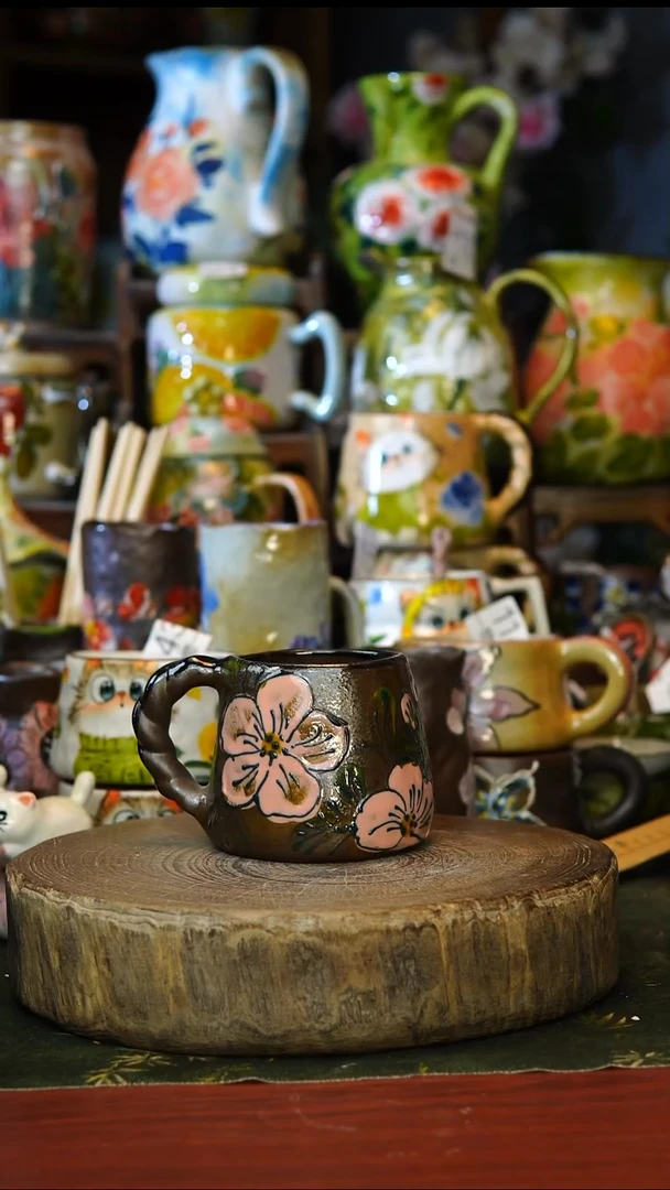 陶瓷121景德镇手工手绘釉下彩