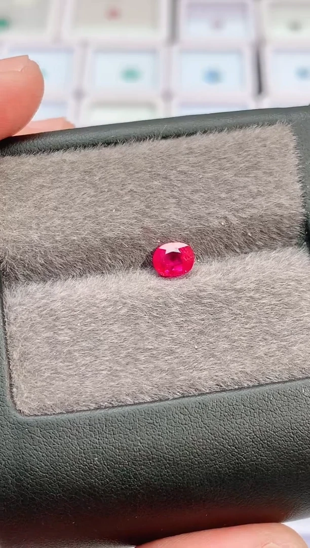 裸石红宝石1.0-天然缅甸抹谷红宝石