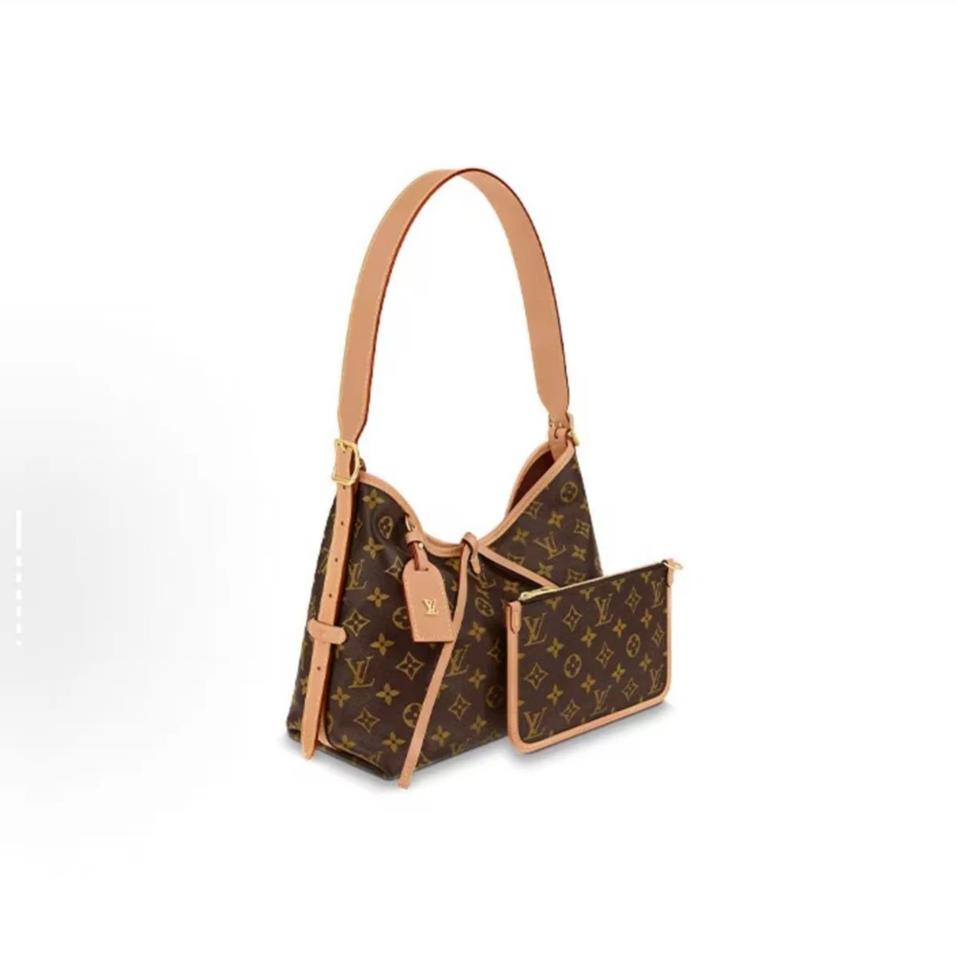 未使用 LouisVuitton/路易威登 老花carryall 小号 安洁利严选/QX