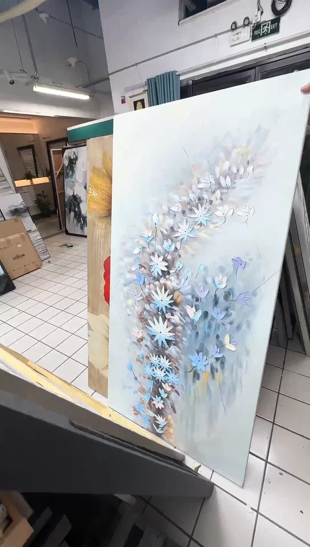168现代艺术装饰画油画80cm*160cm