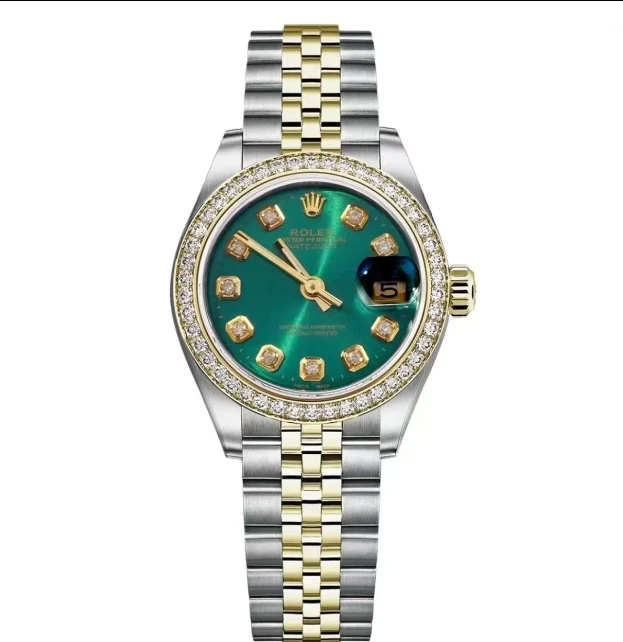 99新 Rolex/劳力士 99新/劳力士26表径女装日志后盘后钻jy