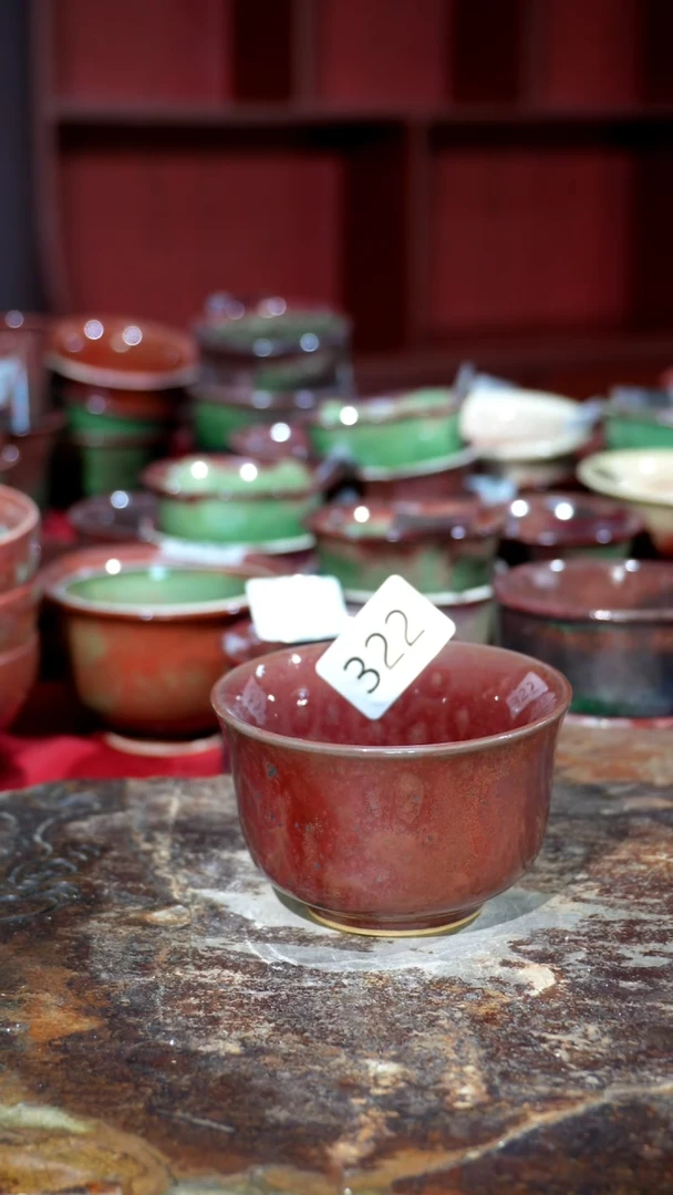 摆件精品窑变钧瓷茶器