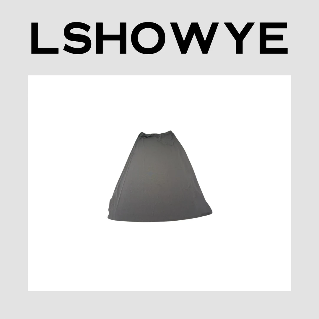 LSHOWYE｜小冰箱法式浪漫清爽显瘦纯色气质半裙   2K652