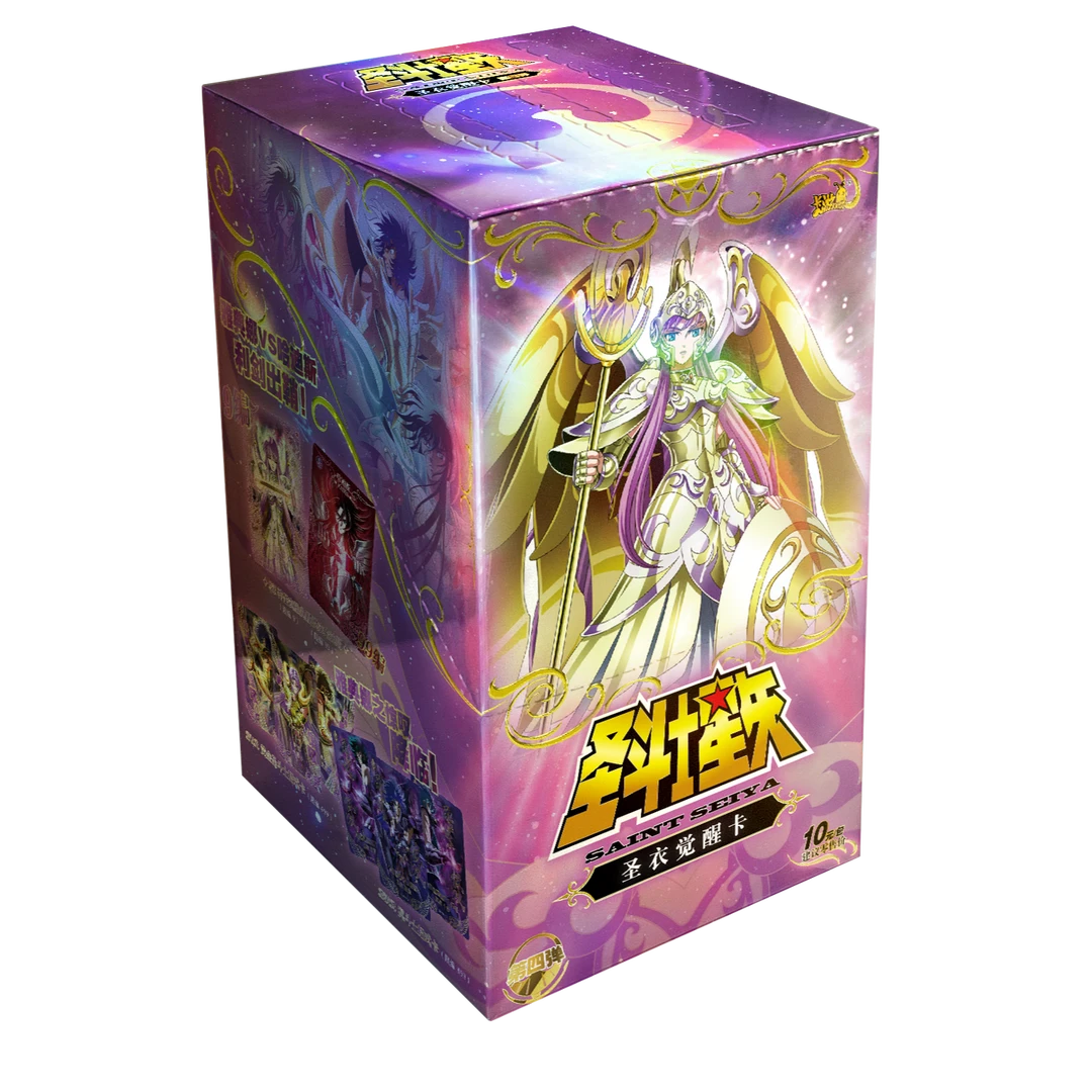 卡游（新人浮浮）正版圣斗士星矢第4弹圣衣觉醒SE雅典娜限编收藏卡
