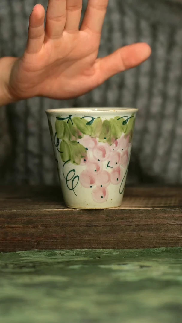 陶瓷青诗集手工手绘瓷器