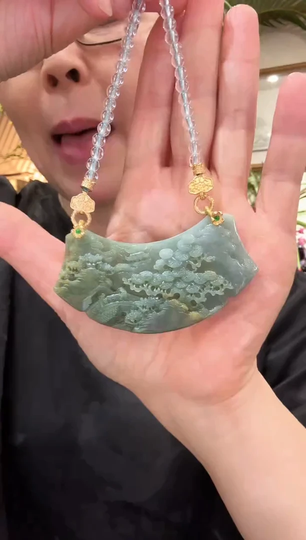 【闪购商品】翡翠颈饰未镶嵌国风