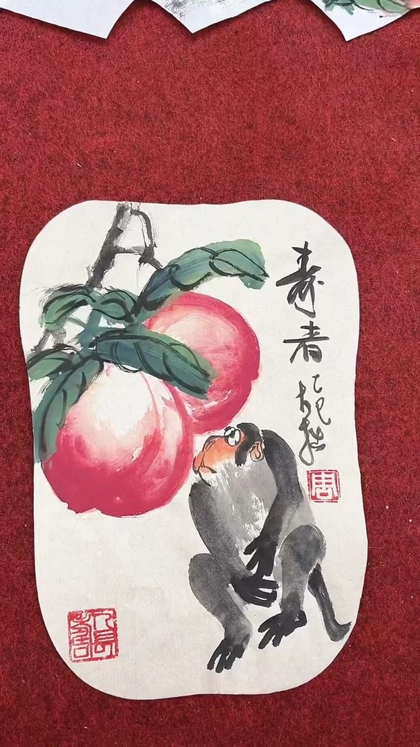 国画周大拙/国画/花鸟