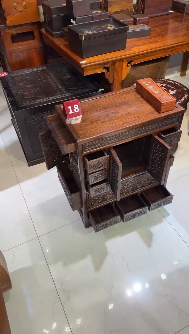 木木头款慧*花梨百宝柜3500