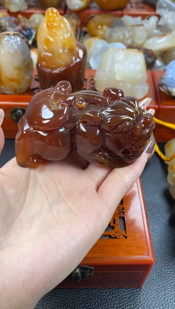 【闪购商品】玛瑙/玉髓手把未镶嵌1