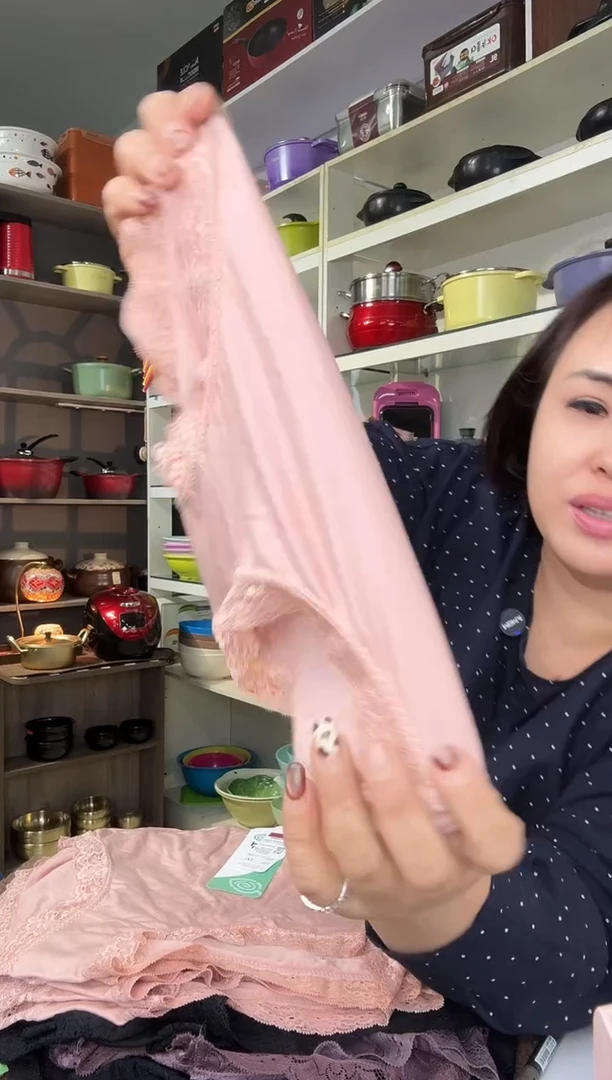 三醋酯纤维雨**心粉色内裤02