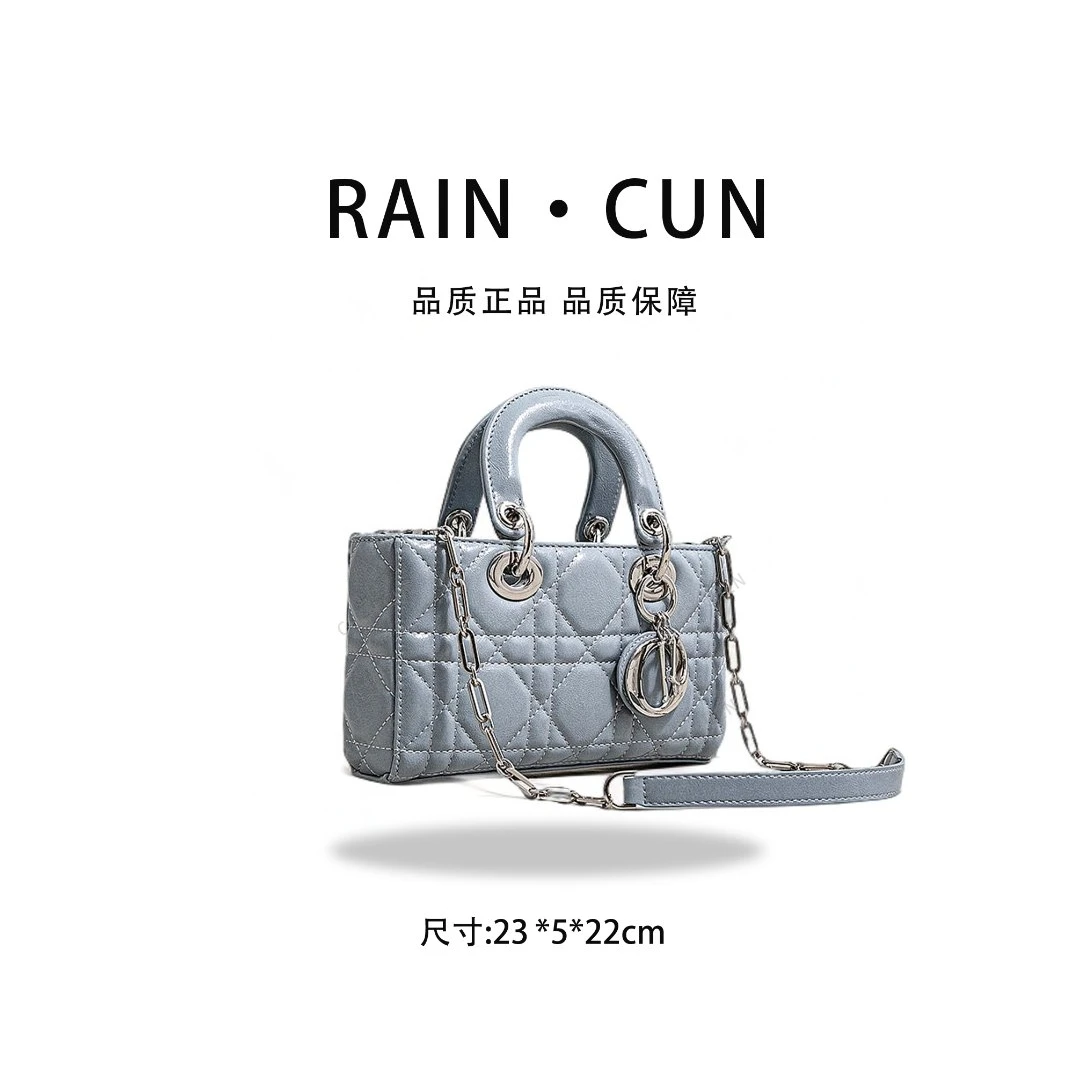 【YI CHEN】SK-82317-1-挪威蓝-高定轻奢时尚百搭潮流女士包包