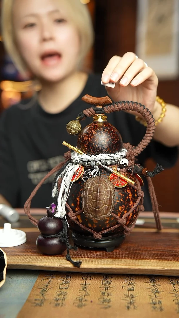 108号750ml左右非遗大漆酒葫芦