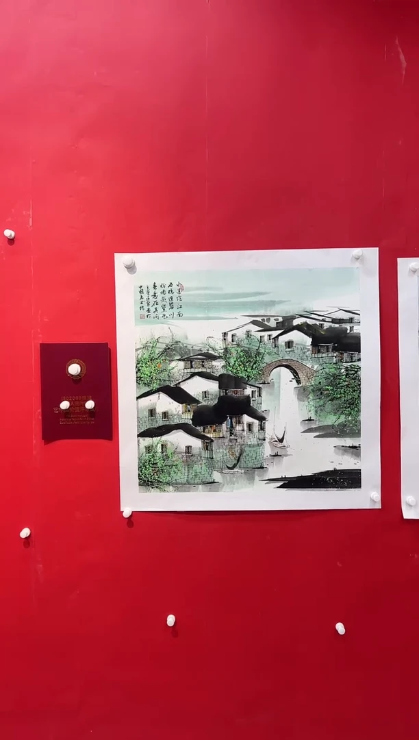 国画画家陆远华纯手绘原作