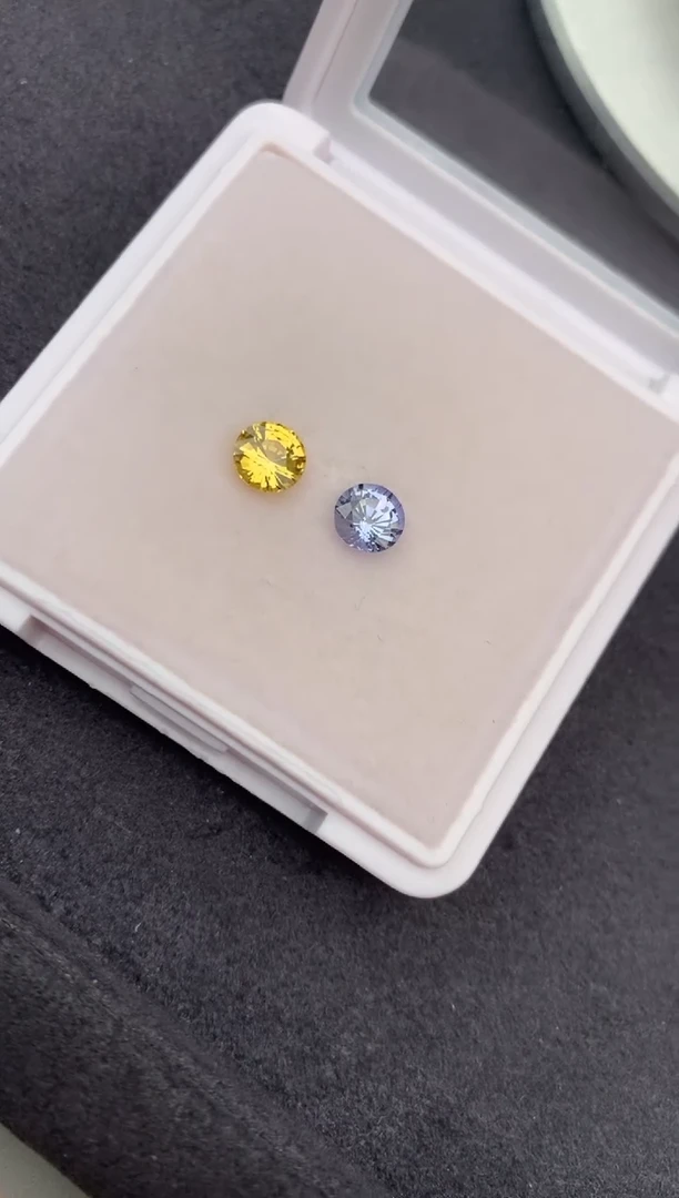 裸石彩色蓝宝石2.2ct彩蓝宝 AE 定制