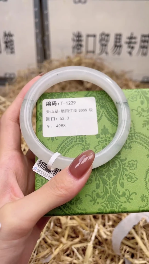 未镶嵌手镯石英质玉T1229LV