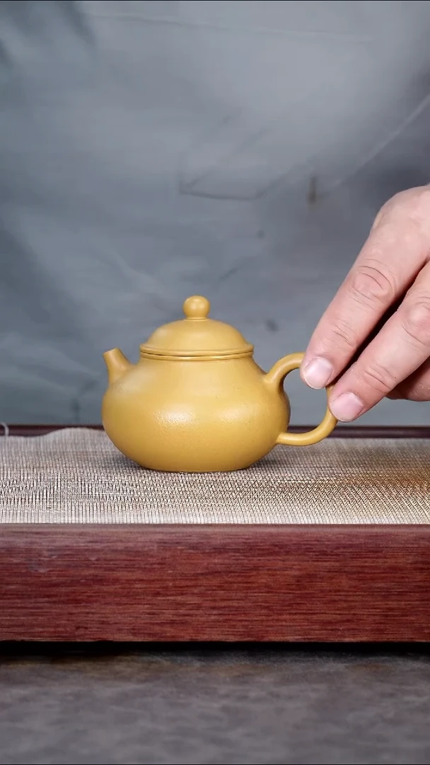 茶壶紫砂黄金朱泥容天壶@@CH01898
