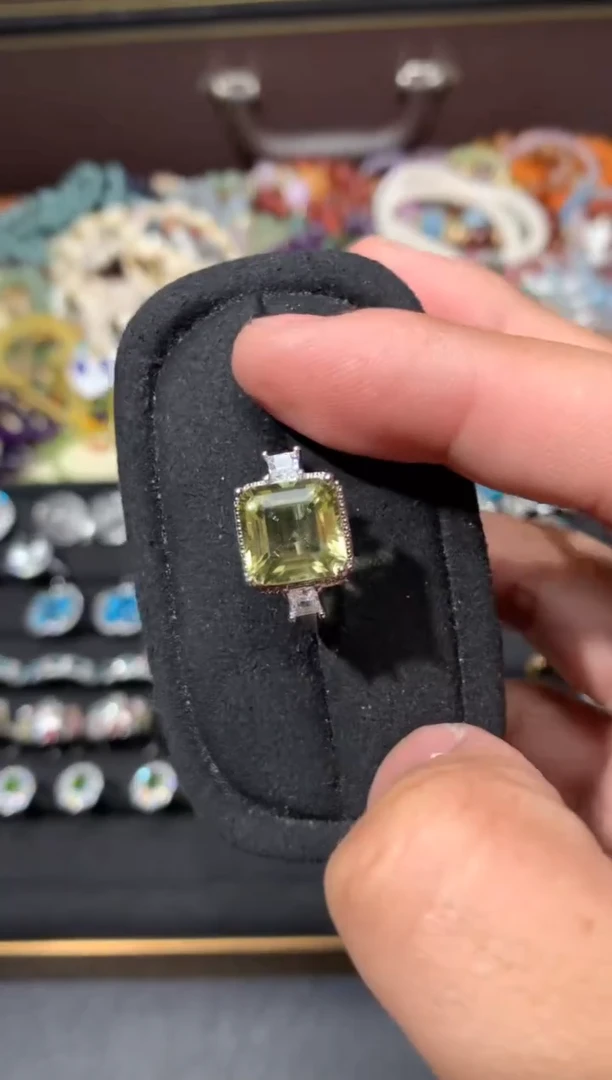 未镶嵌戒指水晶F47