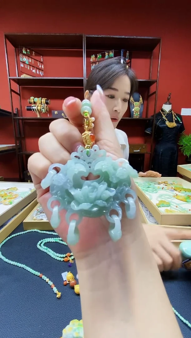 颈饰未镶嵌翡翠翡翠吊坠
