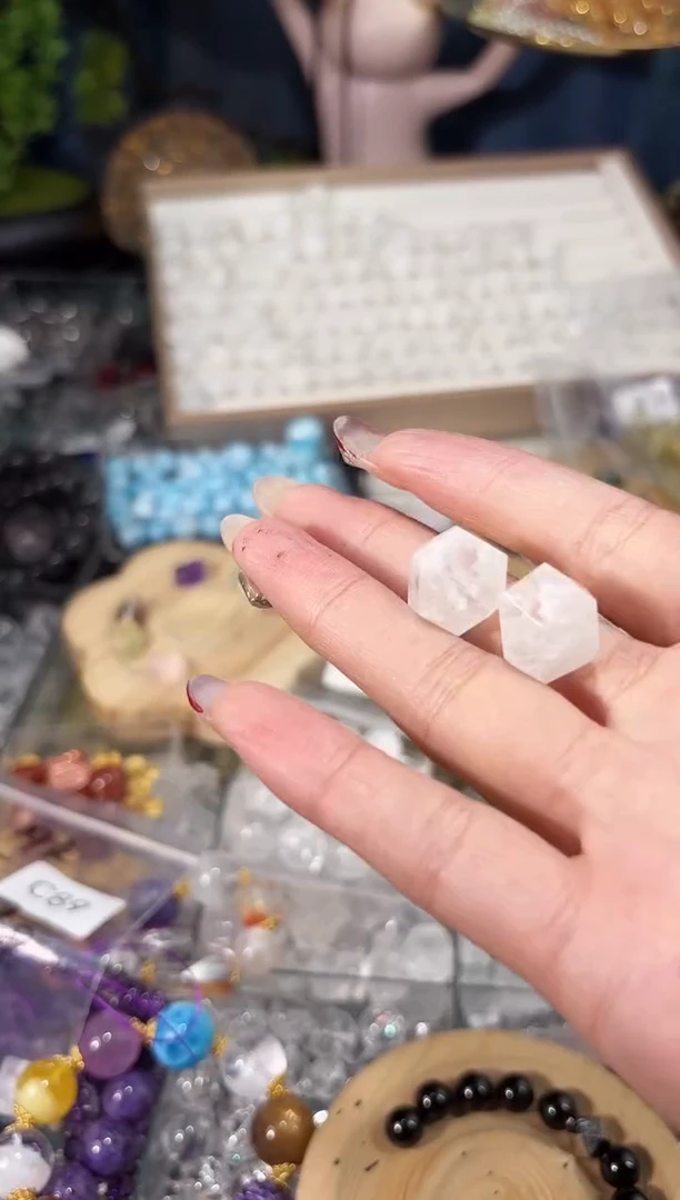 【闪购商品】水晶手链未镶嵌C84雪花八角卡13单个