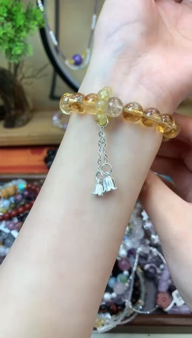 【闪购商品】黄晶手链未镶嵌1429手串