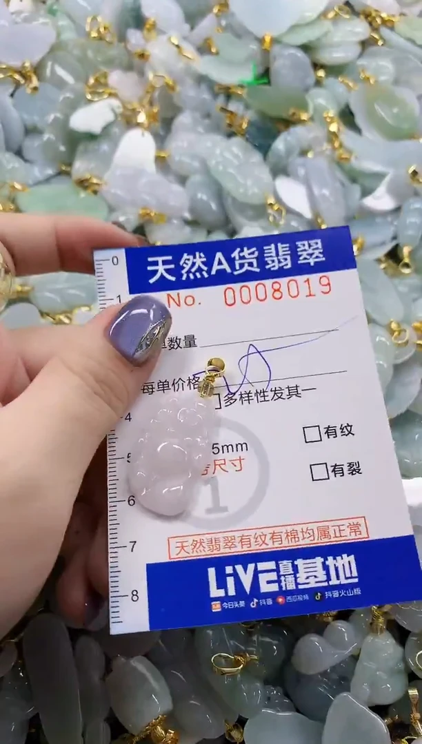 颈饰未镶嵌翡翠天然A货翡翠