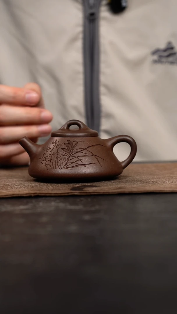 茶壶紫砂原矿手工壶120CC