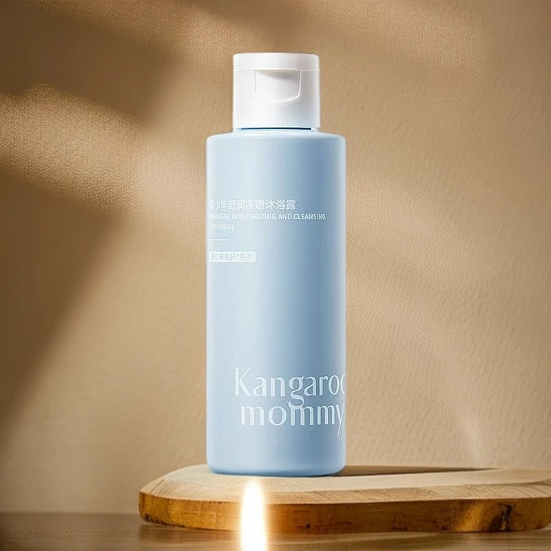 【2瓶】袋鼠妈妈青少年舒润净透沐浴露75ml