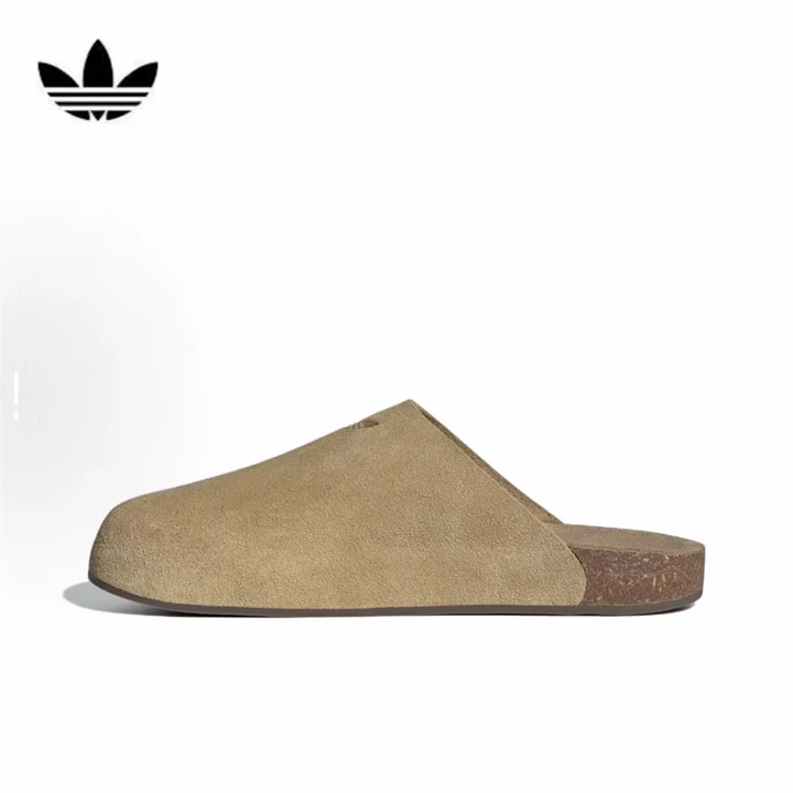 adidas/阿迪达斯舒适百搭防磨包头拖鞋勃肯鞋男女同款JR3587