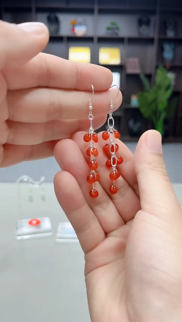 未镶嵌耳饰玛瑙/玉髓323000