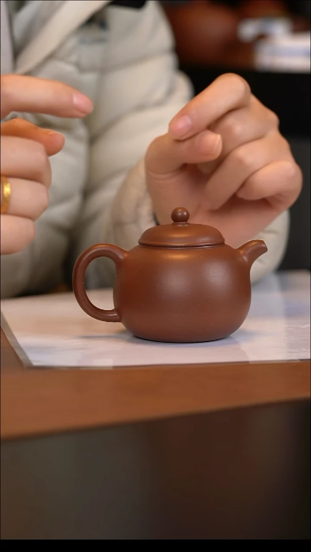 茶壶紫砂宜兴原矿紫砂壶 底槽清 125cc