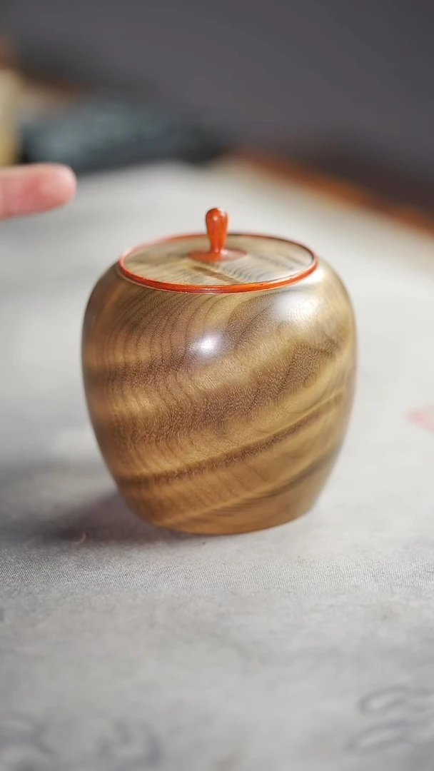 金丝楠940号微瑕阴沉料药香茶仓品香罐