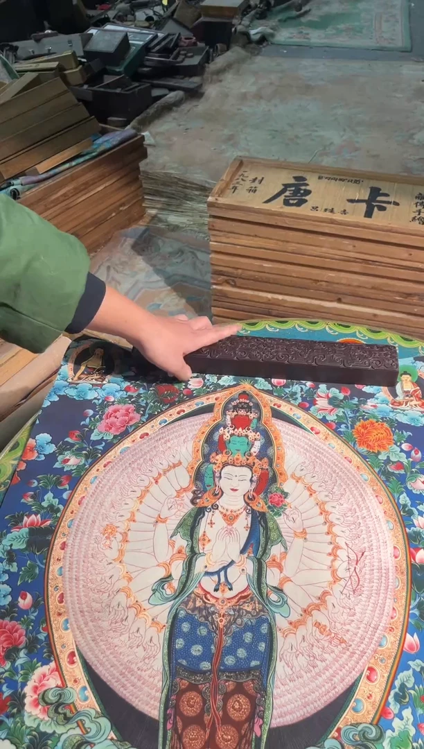 卷轴画东东唐卡tk16
