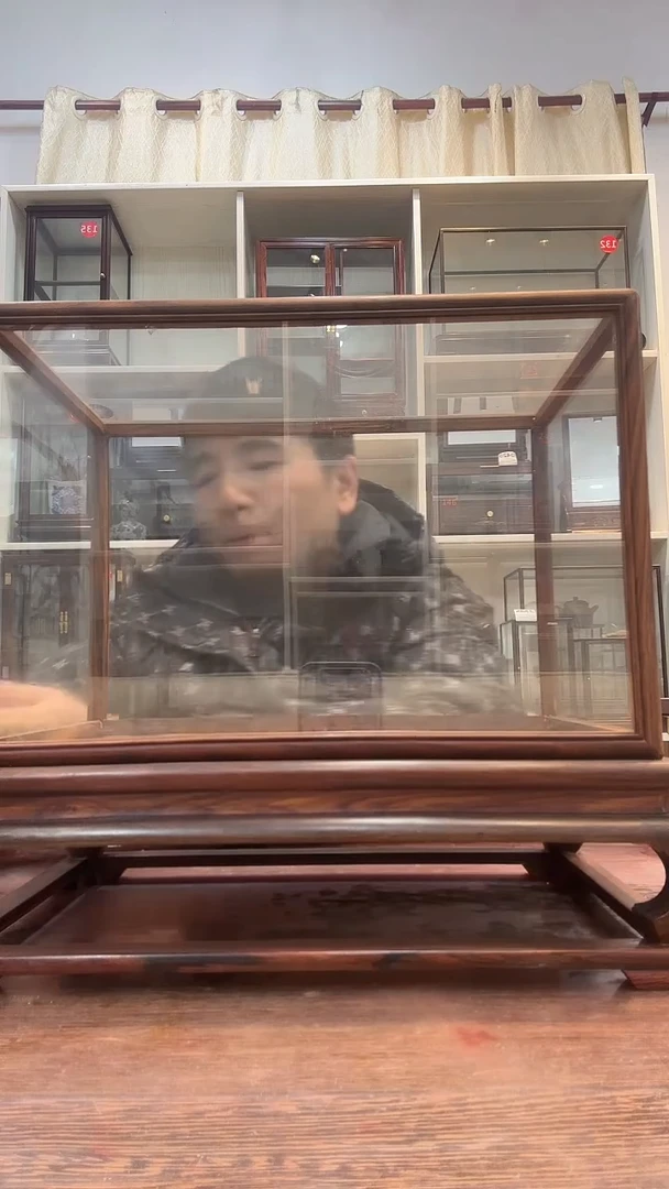 红酸枝木类木头款悠*698玻璃罩