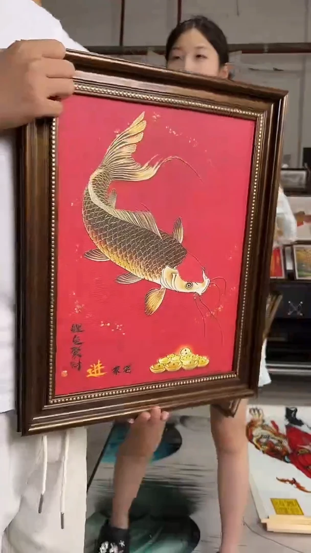 竖款挂画厂家源头清仓 少量有微瑕以直播间为准，尺寸