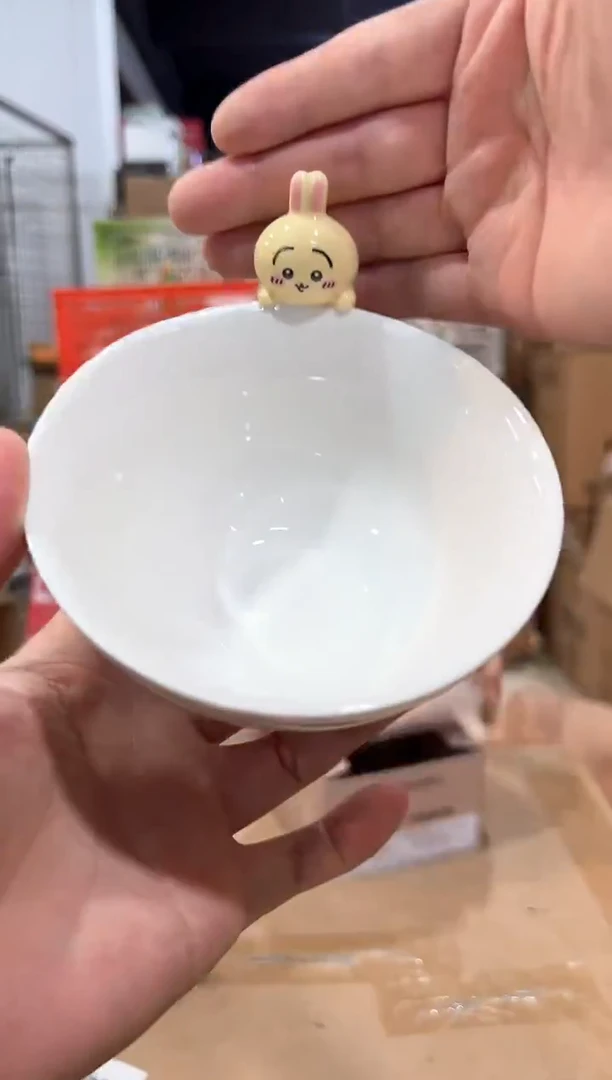瓷片原盒乌萨奇小碗