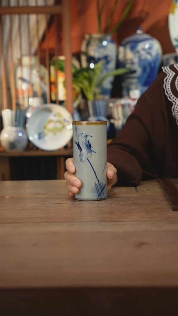 瓷片景德镇设计师釉下手绘陶瓷餐具