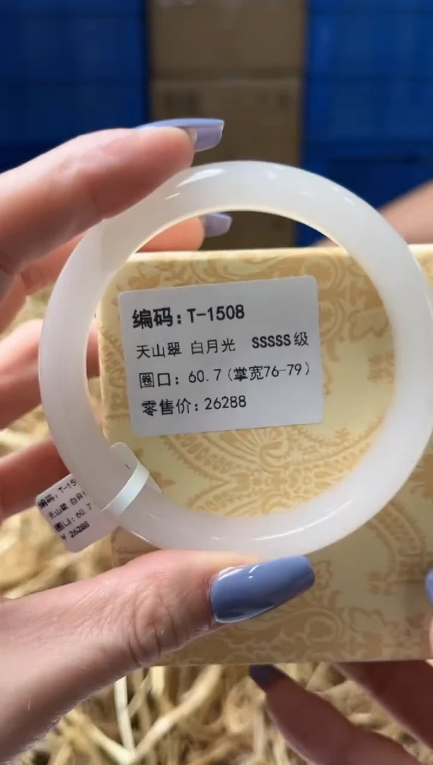 未镶嵌手镯石英质玉T1508