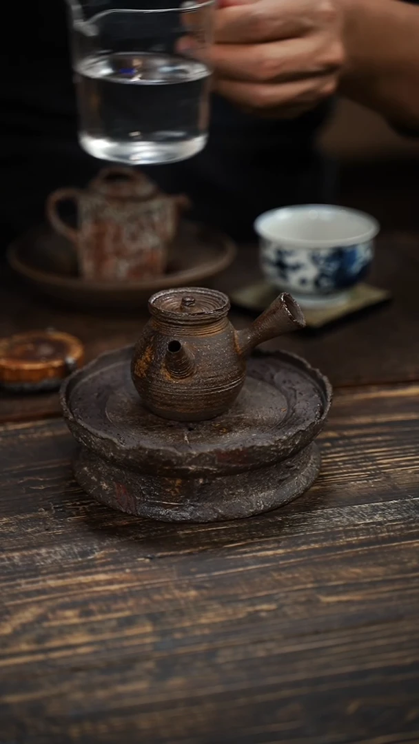 全手工制作 南蛮 侧把壶 80cc