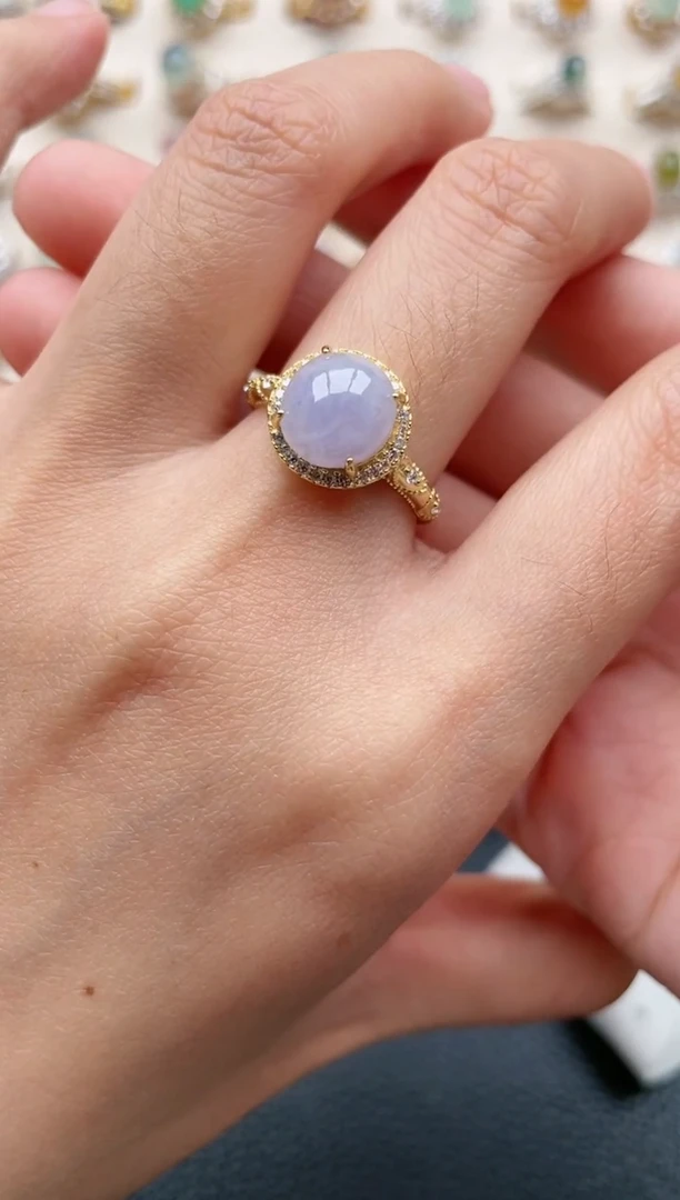 【闪购商品】翡翠戒指银S925镶嵌1111