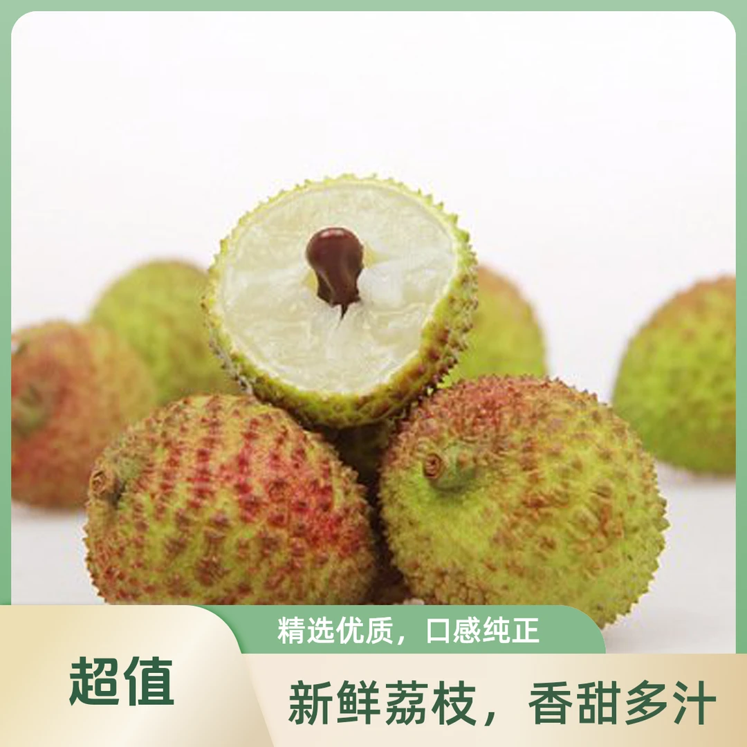 【顺丰次日到】海南妃子笑荔枝现采现摘新鲜顺丰冷链包邮荔枝20g海南省