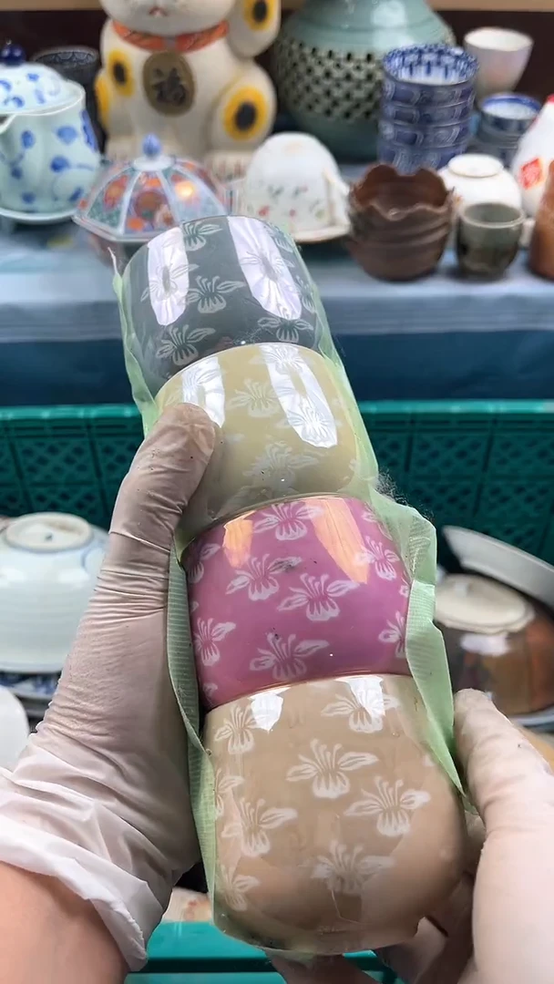 瓷片英歌瓷器满19.9包邮